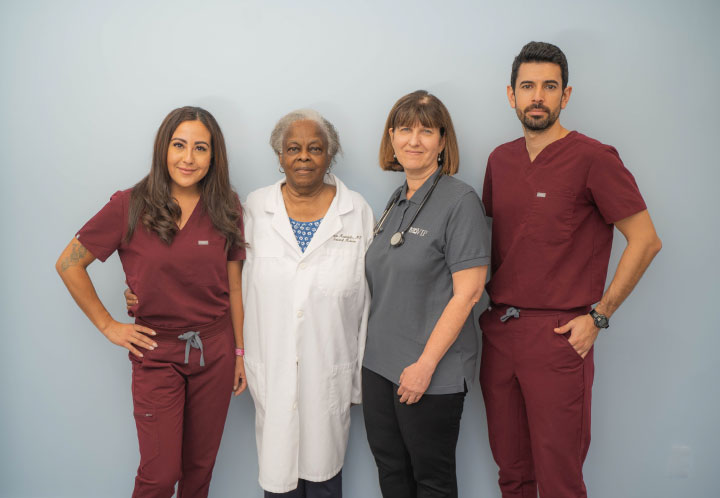 Picture of the gateway immigration medical team.
